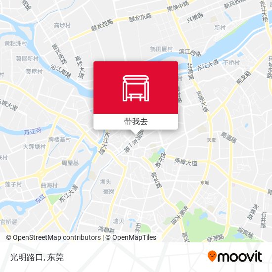 光明路口地图