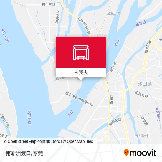 南新洲渡口地图