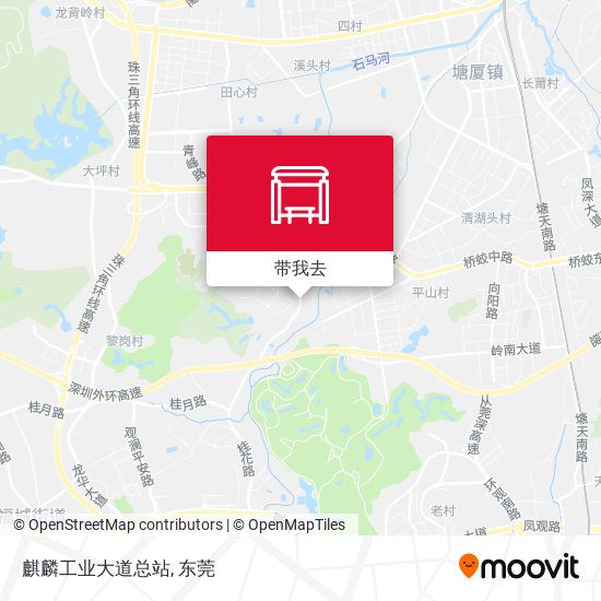 麒麟工业大道总站地图