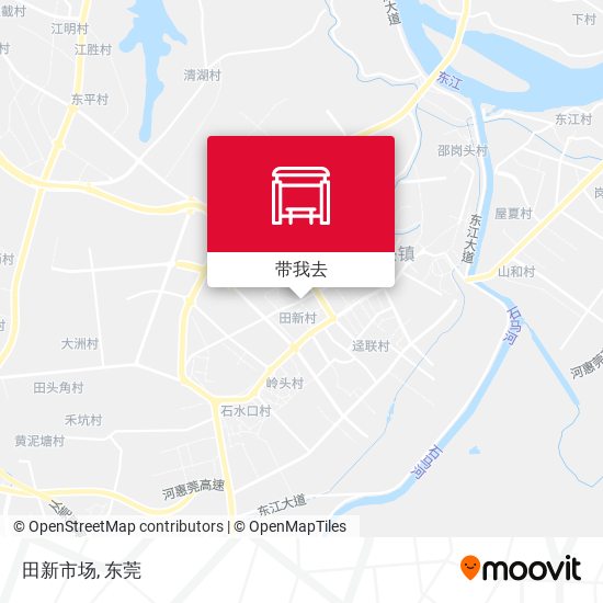田新市场地图