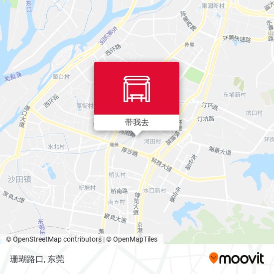 珊瑚路口地图