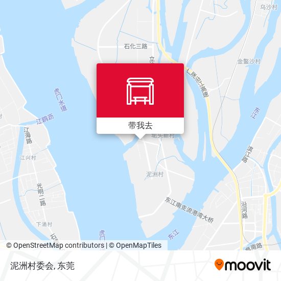 泥洲村委会地图