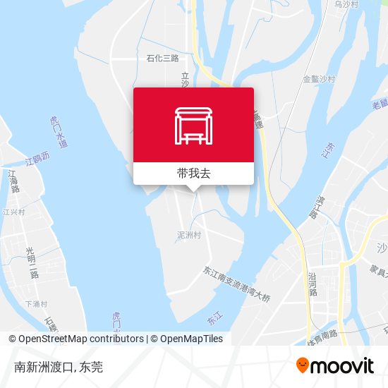 南新洲渡口地图