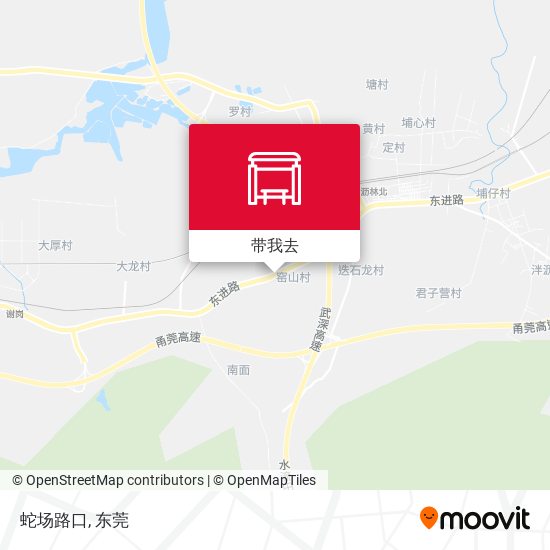 蛇场路口地图