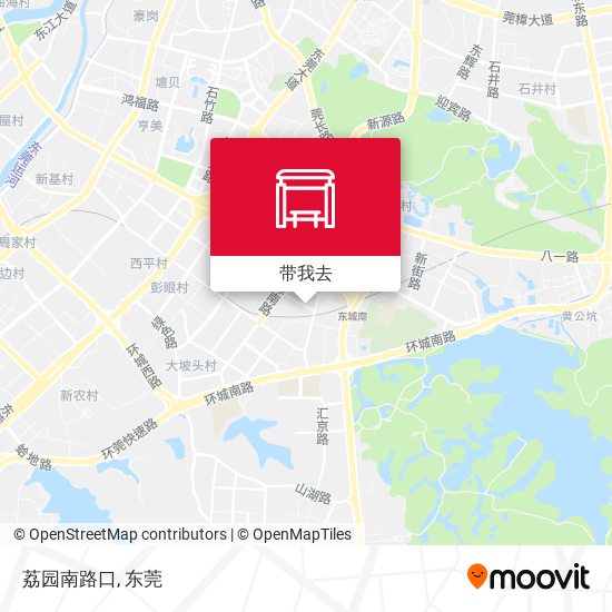荔园南路口地图