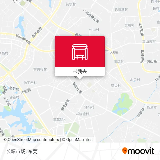 长塘市场地图
