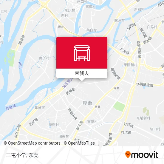 三屯小学地图