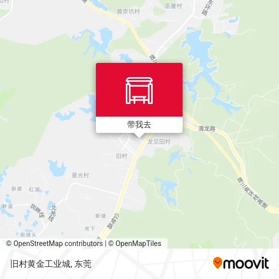 旧村黄金工业城地图