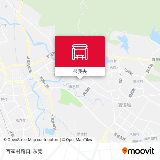 百家村路口地图