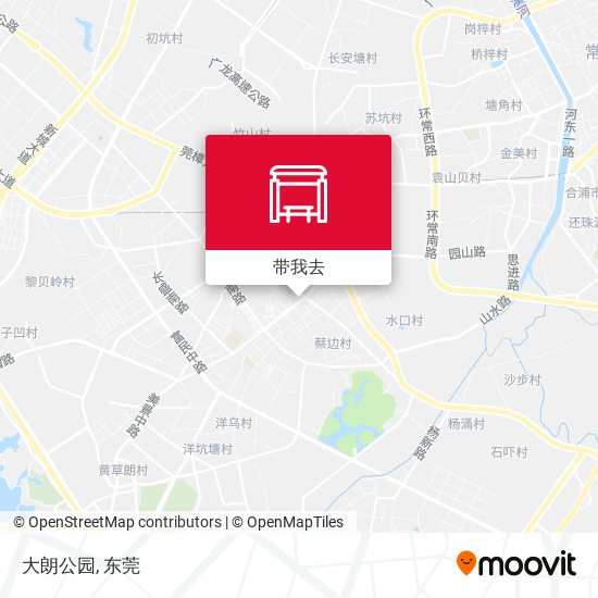 大朗公园地图