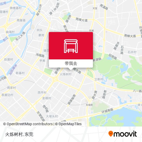 火炼树村地图