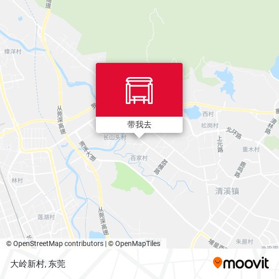 大岭新村地图