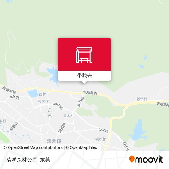 清溪森林公园地图