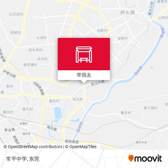 常平中学地图