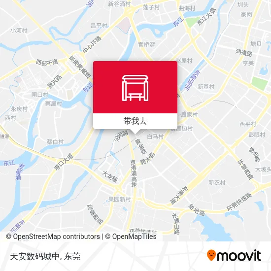 天安数码城中地图