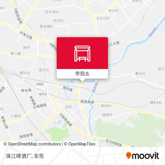 珠江啤酒厂地图