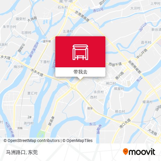 马洲路口地图