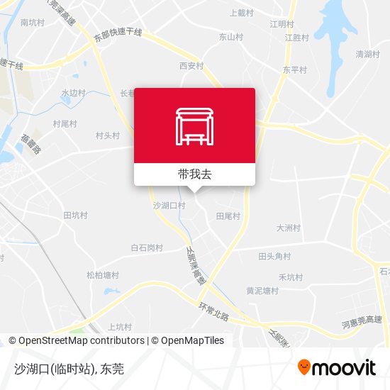 沙湖口(临时站)地图