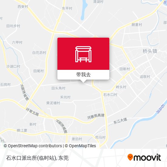 石水口派出所(临时站)地图