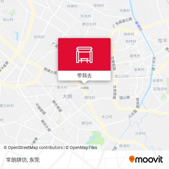常朗牌坊地图