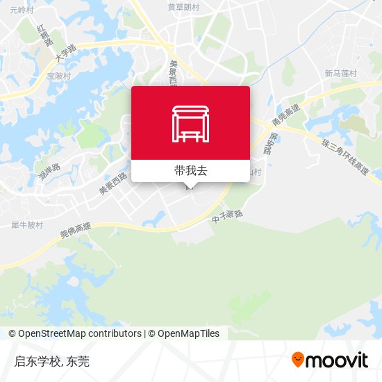 启东学校地图