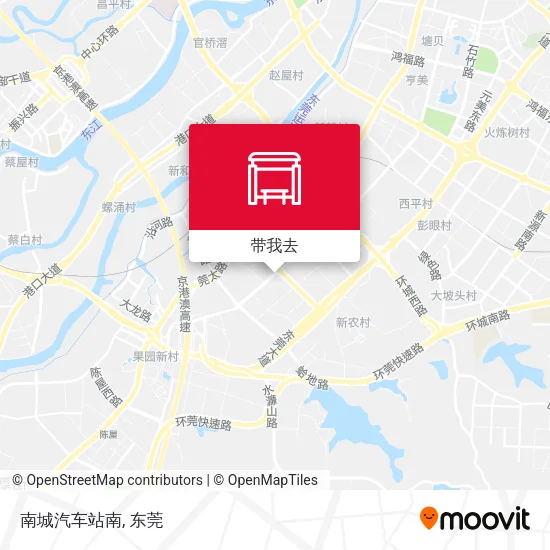 南城汽车站南地图