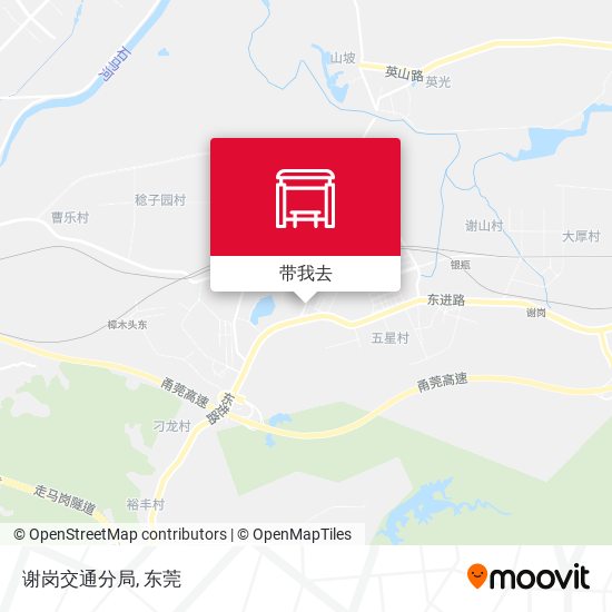 谢岗交通分局地图
