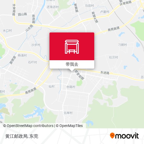 黄江邮政局地图