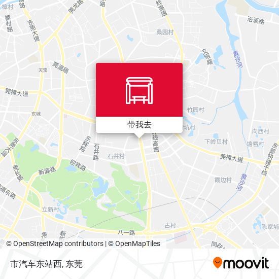 市汽车东站西地图