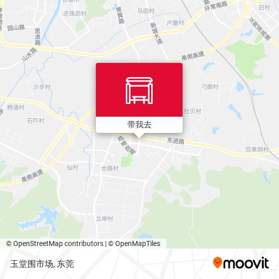 玉堂围市场地图