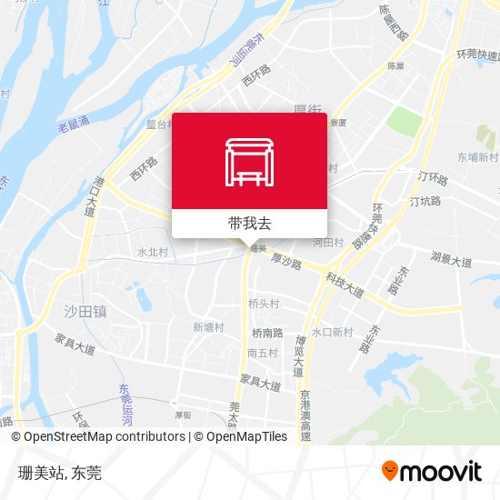 珊美站地图