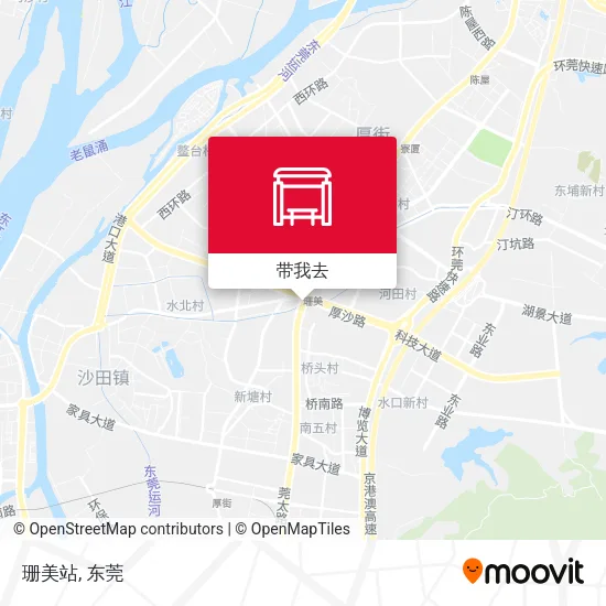 珊美站地图
