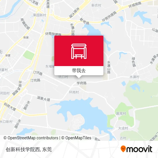 创新科技学院西地图