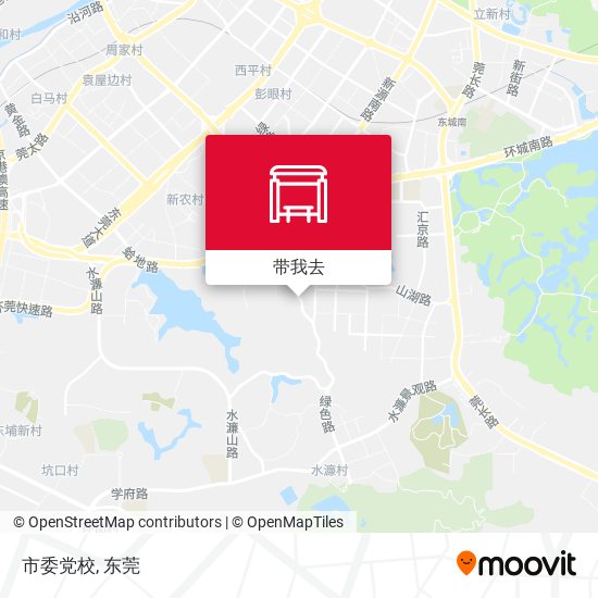 市委党校地图