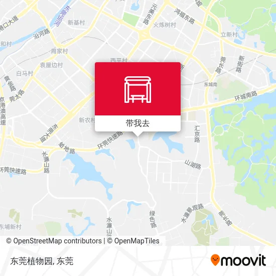 东莞植物园地图