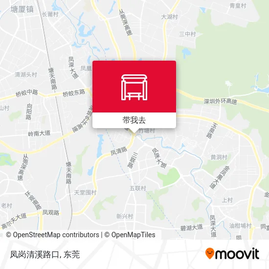 凤岗清溪路口地图