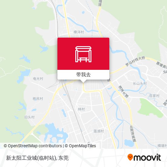 新太阳工业城(临时站)地图
