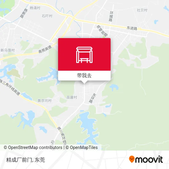 精成厂前门地图