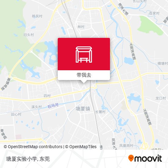 塘厦实验小学地图