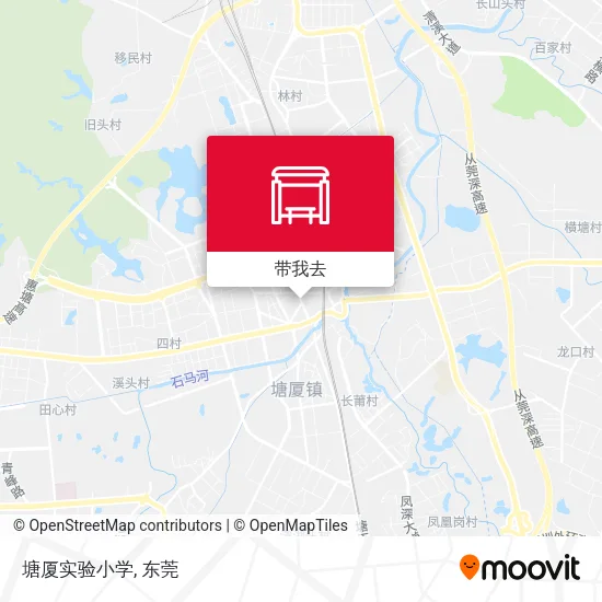 塘厦实验小学地图