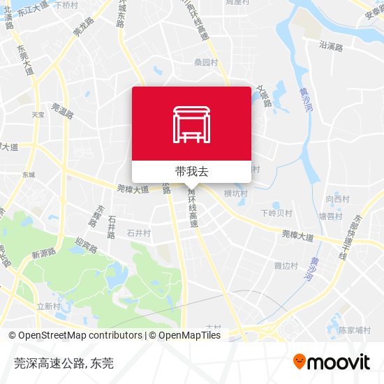 莞深高速公路地图