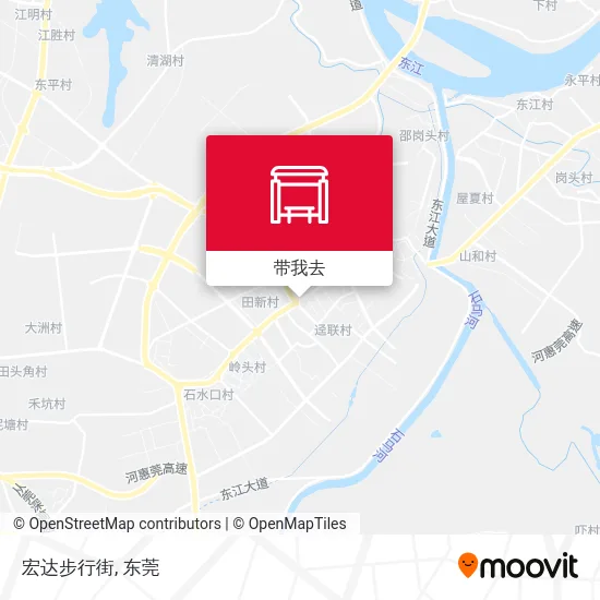 宏达步行街地图
