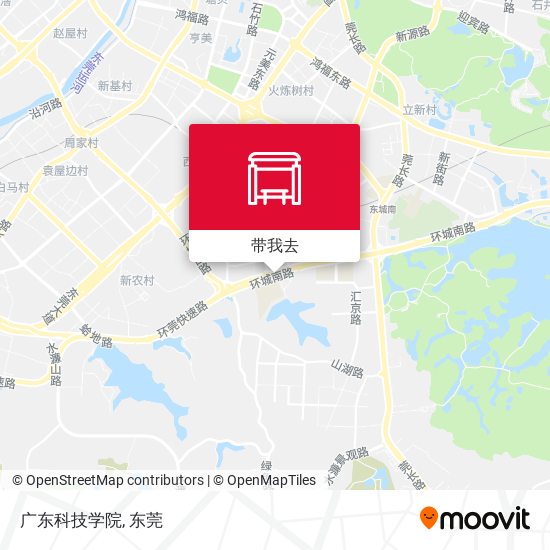 广东科技学院地图