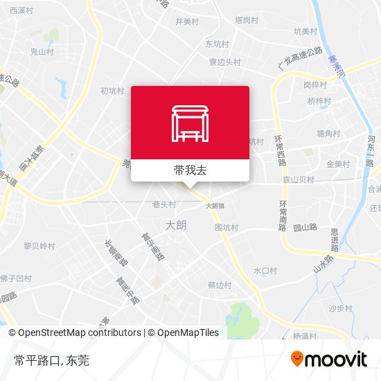 常平路口地图