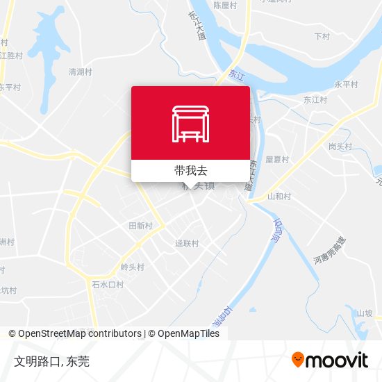文明路口地图