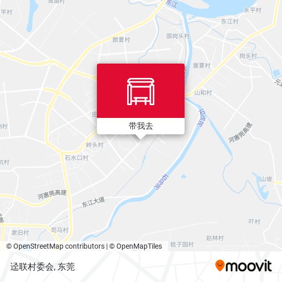 迳联村委会地图