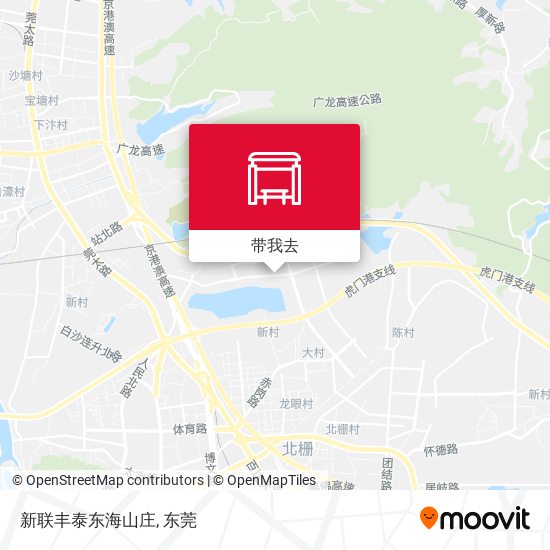 新联丰泰东海山庄地图