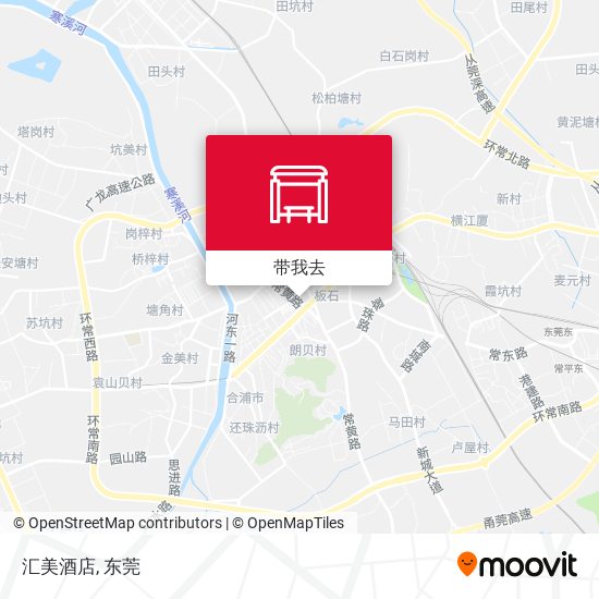 汇美酒店地图