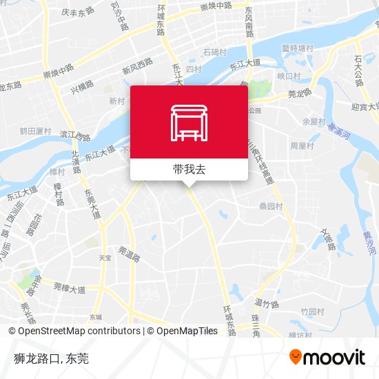 狮龙路口地图