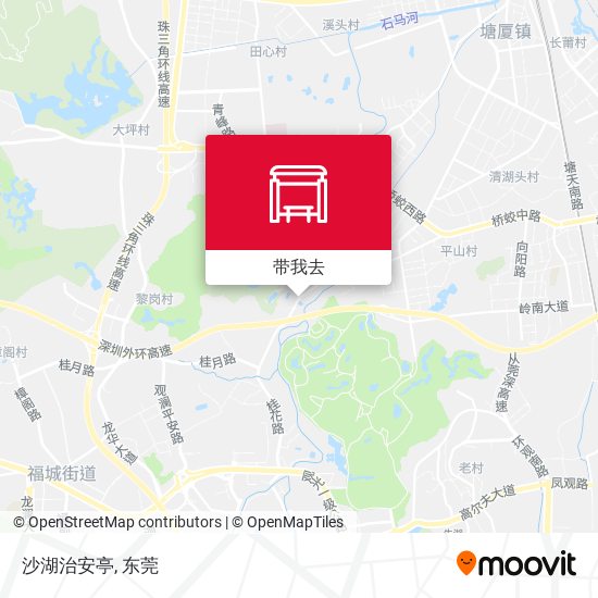 沙湖治安亭地图